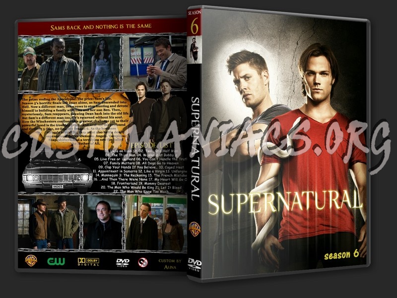 supernatural dvd covers