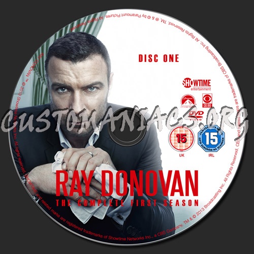 ray donovan dvd label