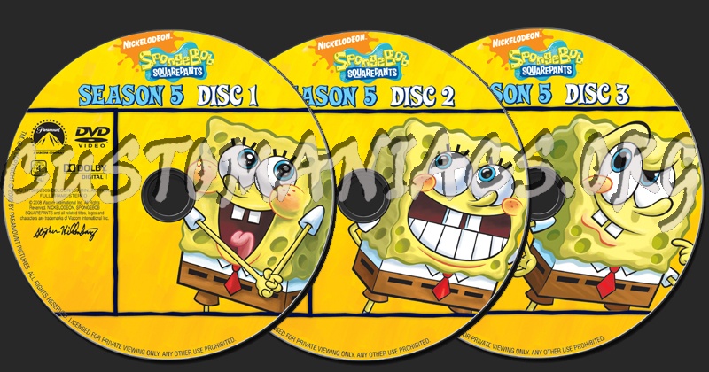 spongebob squarepants season 1 vol 2